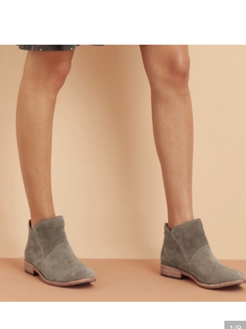 Kork-Ease Ryder Suede Ankle Boot in Gray